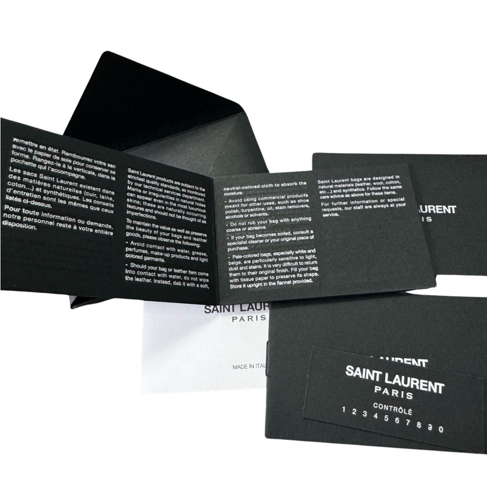 SAINT LAURENT Niki Shopper Tote Crinkled Leather Burgundy Matelasse Monogram MED - Picture 15 of 16